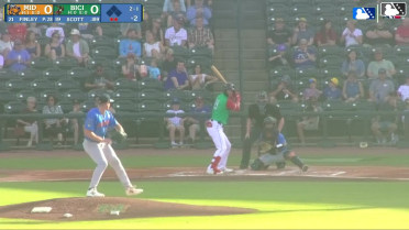 Connor Scott homers (8) on a line drive to right field.