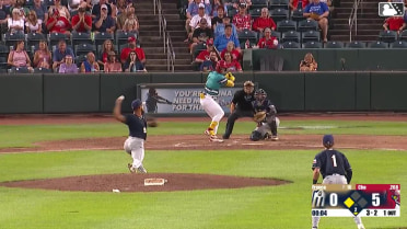 Won-Bin Cho homers (12) on a fly ball to left field. Josiah Ragsdale scores.