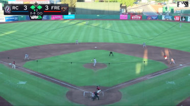 Derek Bernard out on a sacrifice fly to center fielder Kevyn Castillo. Clayton Gray scores.