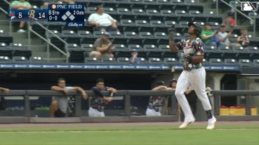 Oscar Gonzalez' three-run home run