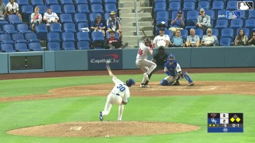 Cristian Arguelles singles on a line drive to left fielder Ching-Hsien Ko. Juan Castillo scores. Landyn Vidourek to 2nd.