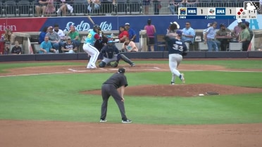 Gavin Logan reaches on a fielder's choice, fielded by second baseman Justin Johnson. Danny Serretti scores. Jean Walters to 3rd.