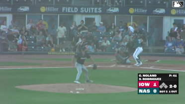 Ramón Rodríguez homers (2) on a fly ball to left center field.