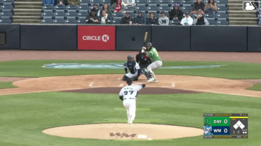 Carter Graham homers (3) on a fly ball to right center field.