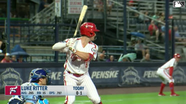Luke Ritter doubles (7) on a fly ball to right fielder D'Andre Smith. Aroon Escobar scores. Wuilfredo Antunez scores.