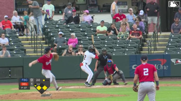 Enrique Bradfield Jr. grounds out, second baseman Luke Dickerson to first baseman Juan Cruz. Raylin Ramos scores. Edwin Amparo to 2nd.