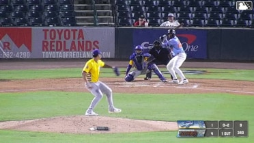 Cesar Quintas homers (6) on a fly ball to left center field.