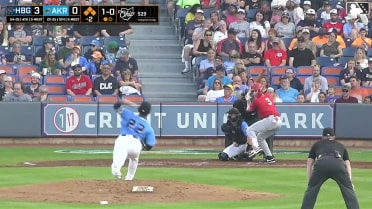 Devin Fitz-Gerald singles on a line drive to left fielder Jaison Chourio. Kervin Pichardo scores. Cortland Lawson to 3rd. Nick Mitchell to 2nd.