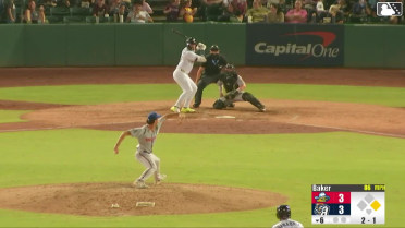 Tirso Ornelas singles on a ground ball to center fielder Druw Jones. Romeo Sanabria scores.