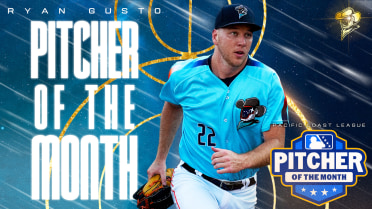 Ryan Gusto Honored As Pacific Coast League Pitcher of the Month For July