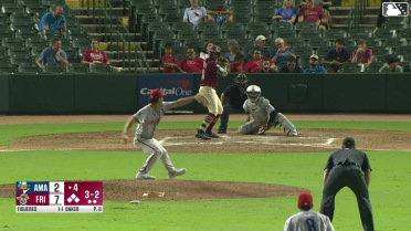Gleider Figuereo hits a grand slam (1) to right field. Rafe Perich scores. Yeison Morrobel scores. Marcus Lee Sang scores.