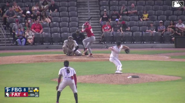 Luke Dickerson homers (5) on a line drive to left center field. Elian Soto scores. Dashyll Tejeda scores.