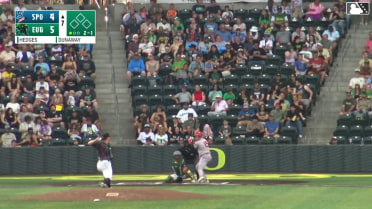 Ethan Hedges homers (10) on a line drive to left field.