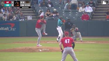 Thomas Sosa homers (2) on a line drive to center field. Jackson Holliday scores.