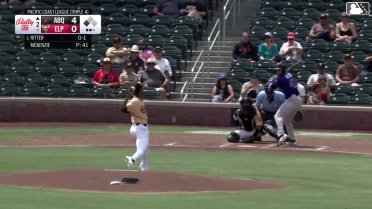 Ryan Ritter homers (2) on a fly ball to center field. Cole Carrigg scores.