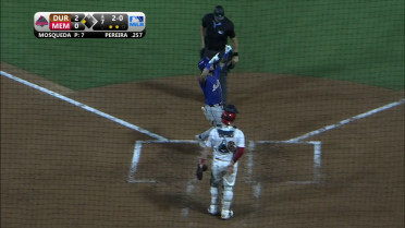 Everson Pereira's three hits, two diving catches