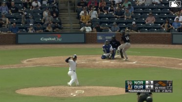 Jeremiah Jackson homers (1) on a fly ball to left field. Silas Ardoin scores. Enrique Bradfield Jr. scores.
