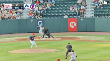 Chance Huff In play, run(s) to Keiner Delgado