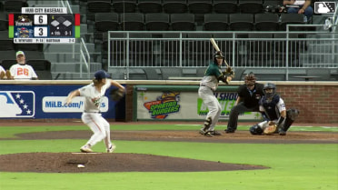 Eric Hartman singles on a ground ball to left fielder Marcos Torres. Colin Burgess scores. John Gil to 2nd.
