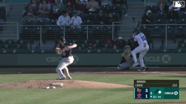 Colin Davis homers (5) on a fly ball to left center field. Brian O'Keefe scores.