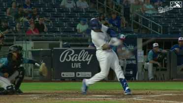 Diego Cartaya swats his 16th home run to left field