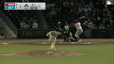 Ramon Mendoza homers (2) on a fly ball to left center field.