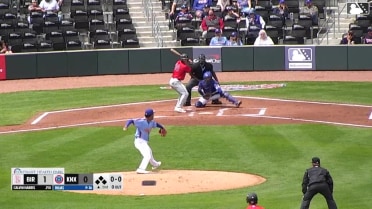 Yenrri Rojas In play, run(s) to Calvin Harris