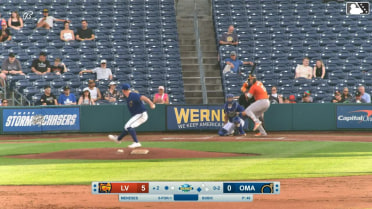 Joey Meneses singles on a ground ball to left fielder Matthew Lugo. Cade Marlowe scores.