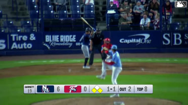 Jay Harry triples (1) on a sharp line drive to right fielder Raylin Heredia. Eddie Micheletti Jr. scores. Ryan McCarty scores.