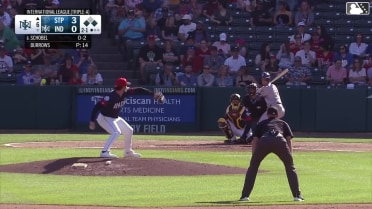 Tanner Schobel singles on a fly ball to center fielder Mitch Jebb. Kyler Fedko scores. Alex Jackson to 3rd.