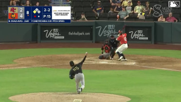 Davis Diaz homers (2) on a fly ball to left field. Cole Conn scores.