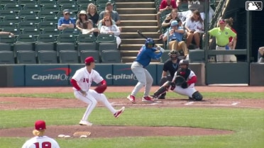BJ Murray homers (2) on a fly ball to center field.