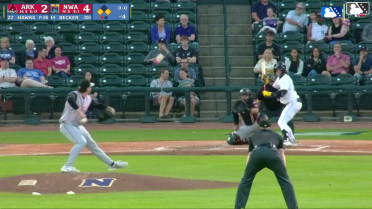 Colton Becker singles on a soft bunt ground ball to pitcher Ryan Hawks. Spencer Nivens scores. Connor Scott to 2nd.