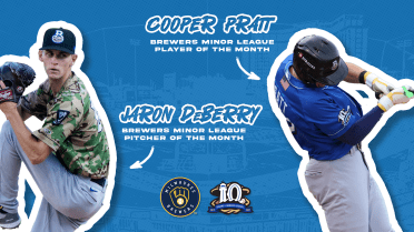 Pratt, DeBerry Sweep Brewers Minor League Awards for August