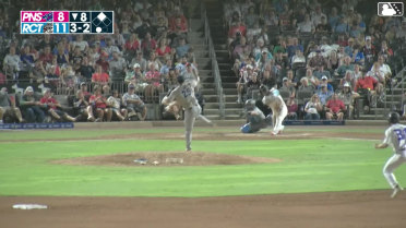 Juan Flores singles on a line drive to right fielder Cam Cannarella. Jake Thompson scores.