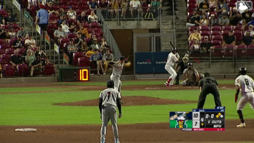 Jose Salas singles on a line drive to center fielder Tommy Hawke. JP Smith II scores. Danny De Andrade scores. Jose Salas to 2nd.