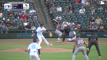 Sammy Siani grounds into a double play, second baseman Jax Biggers to first baseman Garret Guillemette. Josh Hood out at 2nd. Sammy Siani out at 1st.