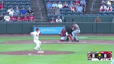 Caleb Cali homers (20) on a fly ball to left field. Hunter Fitz-Gerald scores.