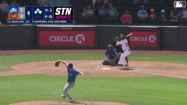 Zack Gelof homers (3) on a fly ball to left center field. Henry Bolte scores.