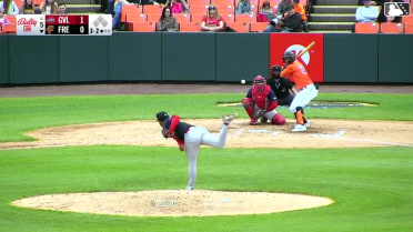 Braylin Tavera homers (5) on a fly ball to center field.