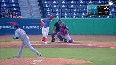 Joel Díaz's sixth strikeout of game