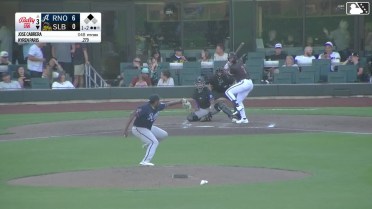 Kyren Paris singles on a line drive to right fielder Gavin Conticello. Pablo Reyes scores.