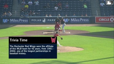 Yohandy Morales homers (20) on a fly ball to right field.