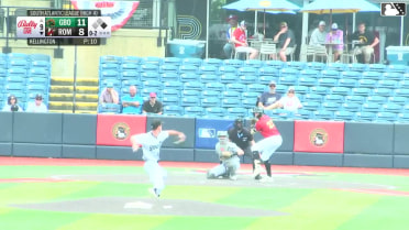 Mason Guerra homers (6) on a fly ball to center field. Colby Jones scores.