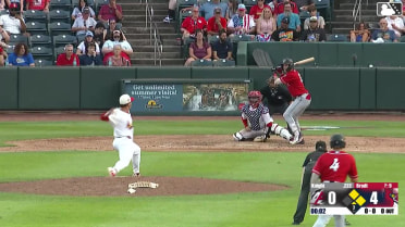Bill Knight singles on a ground ball to right fielder Travis Honeyman. J.T. Arruda scores. Nick Raposo to 3rd.