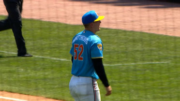 Zebby Matthews strikes out nine