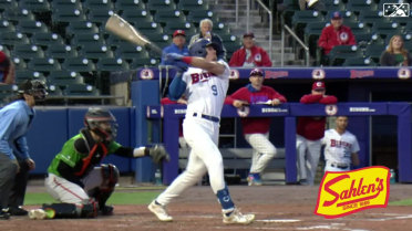 Addison Barger skies a solo home run to right-center