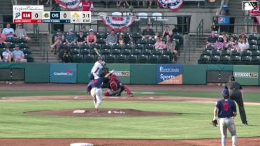 Cooper Flemming singles on a line drive to right fielder Clay Burdette. Slater de Brun scores. Andreimi Antunez to 3rd.
