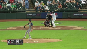 Diego Castillo homers (5) on a fly ball to left field.