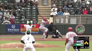 Bligh Madris reaches on a fielding error by center fielder Jud Fabian. Jimmy Crooks scores. César Prieto scores. Leo Bernal scores. Bligh Madris to 2nd.